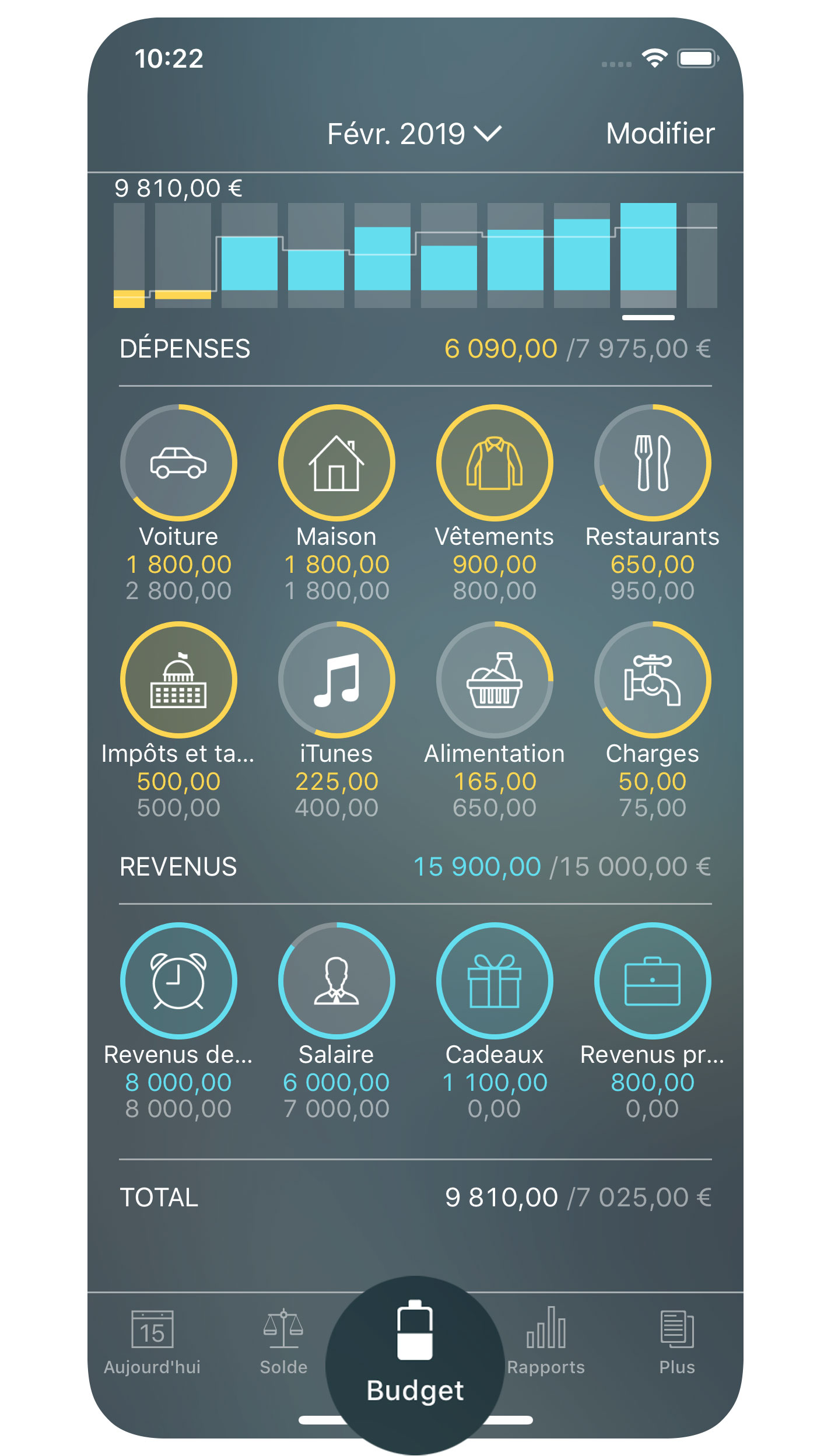 Money Tracker - Budgets - iPhone